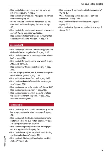 2022-2023 Audi A6 Gebruikershandleiding | Nederlands