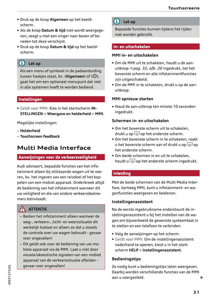 2021-2022 Audi e-tron Gebruikershandleiding | Nederlands