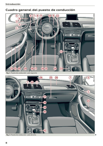 2017-2018 Audi Q3 Owner's Manual | Spanish