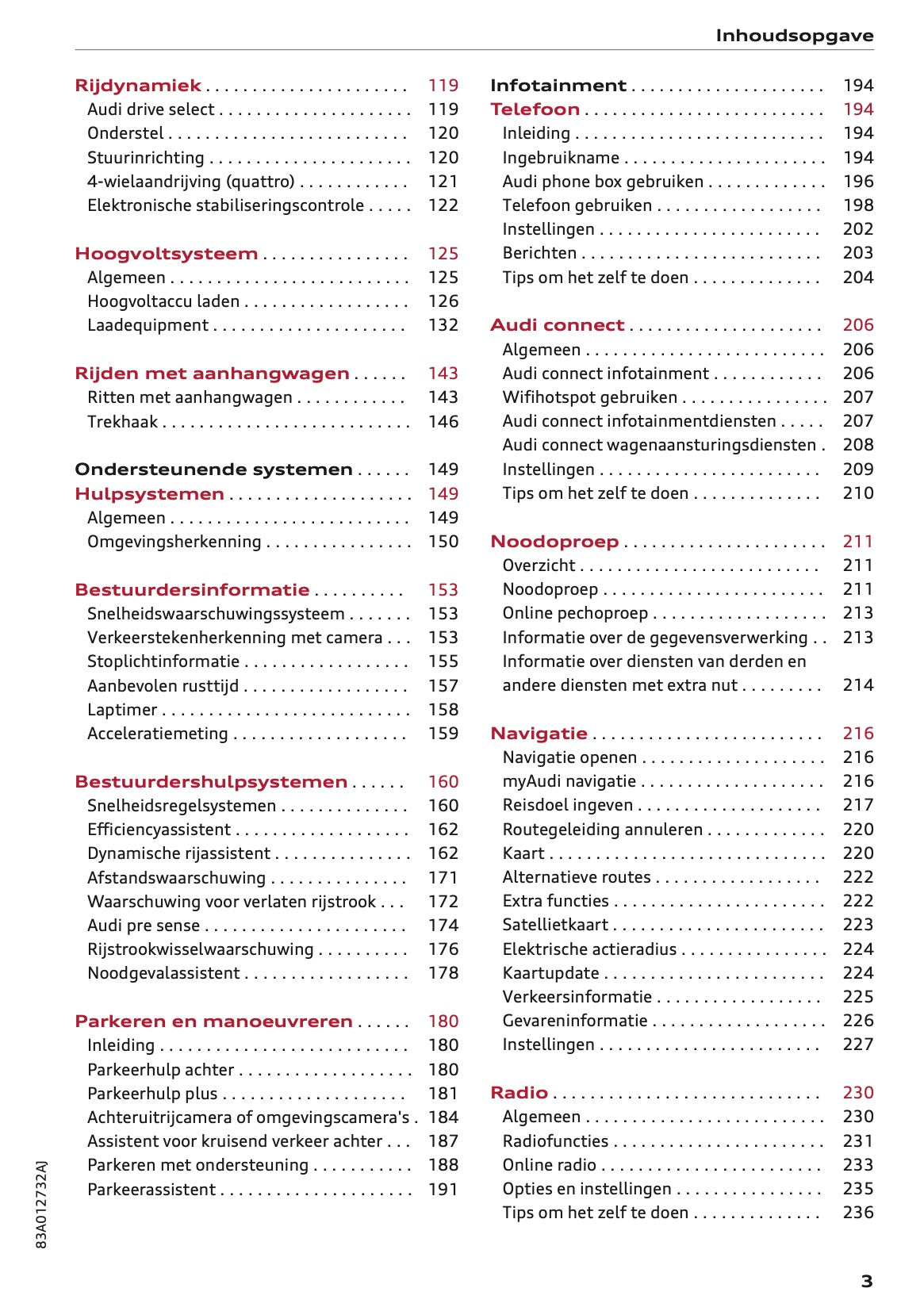 2020-2021 Audi Q3 Gebruikershandleiding | Nederlands