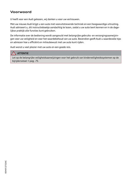 2026 Audi Q3 Gebruikershandleiding | Nederlands