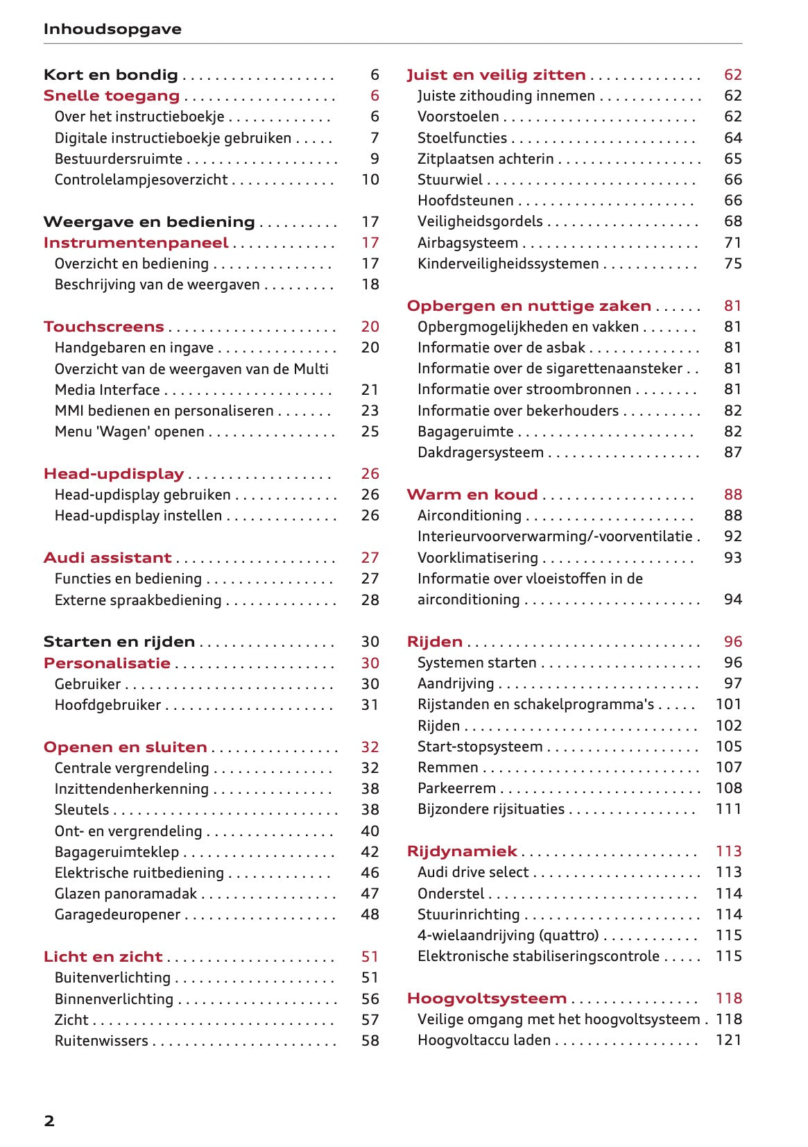2026 Audi Q3 Gebruikershandleiding | Nederlands