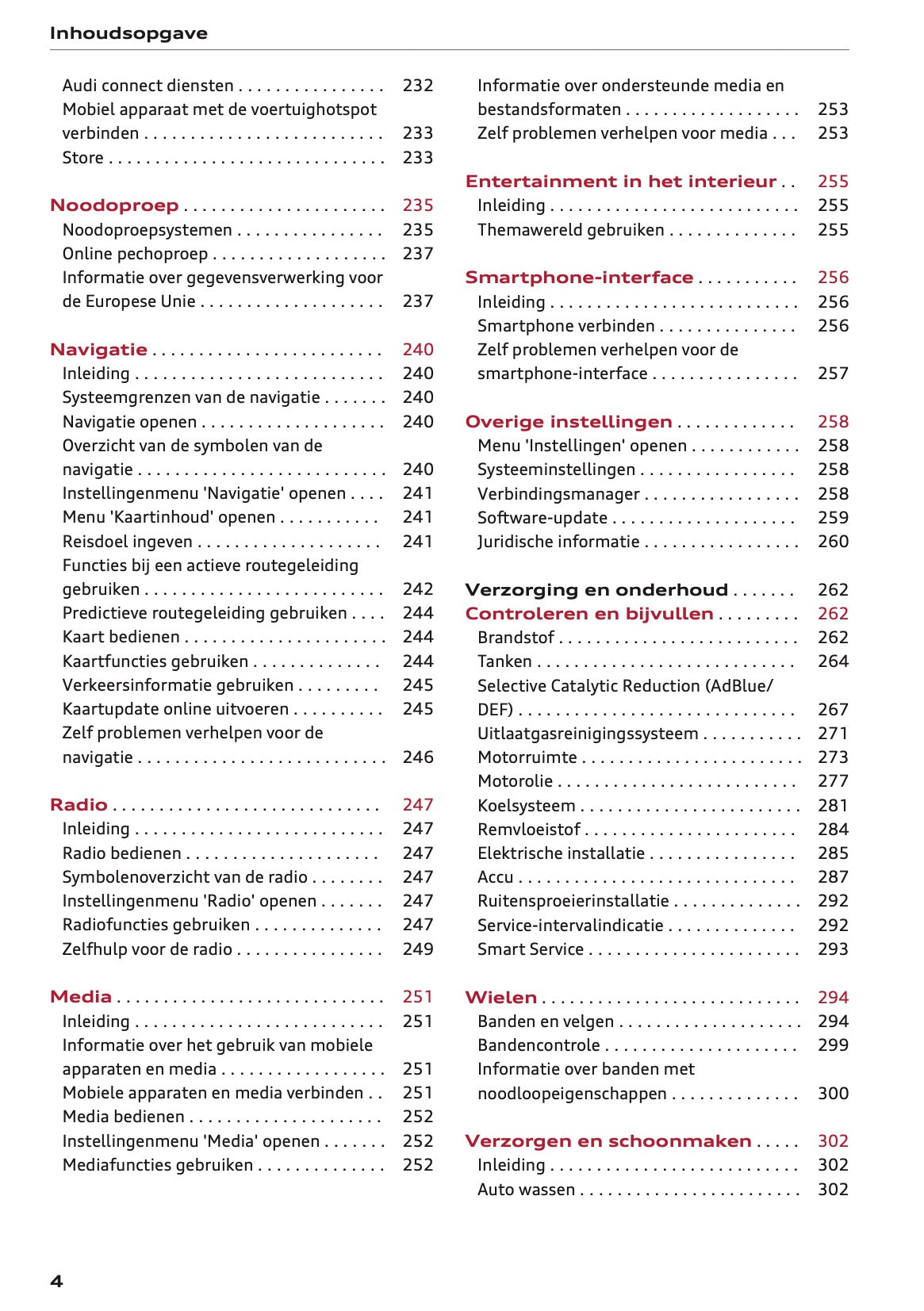 2026 Audi Q3 Gebruikershandleiding | Nederlands