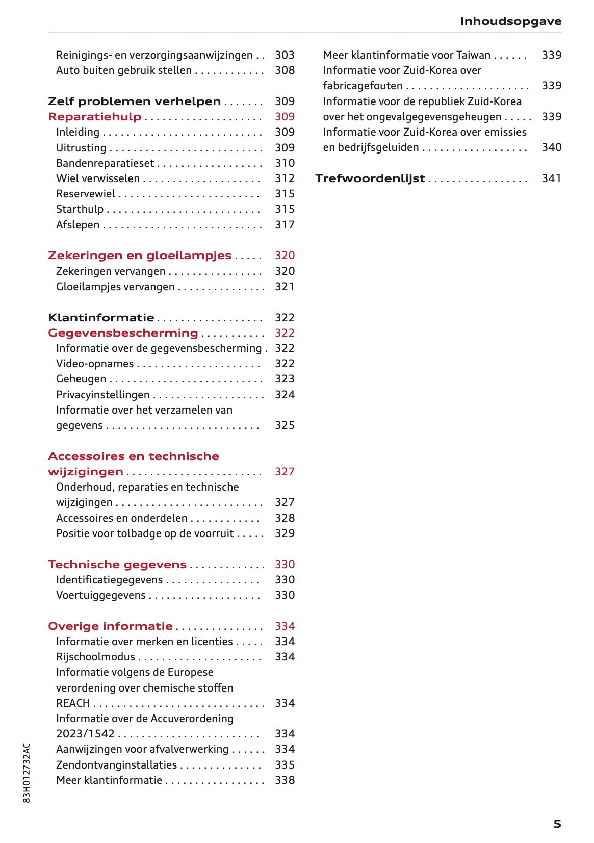 2026 Audi Q3 Gebruikershandleiding | Nederlands