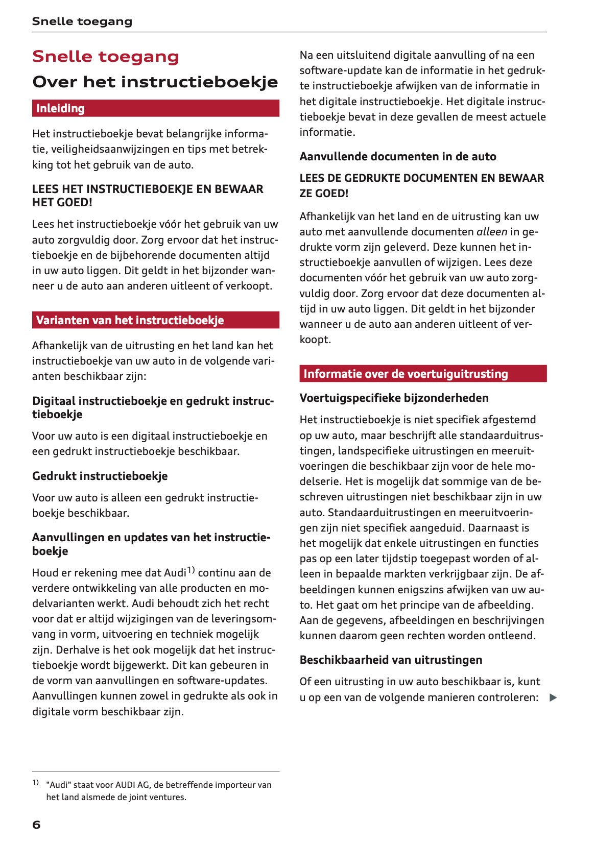 2026 Audi Q3 Gebruikershandleiding | Nederlands