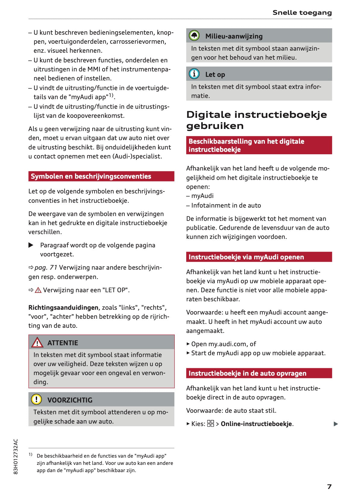 2026 Audi Q3 Gebruikershandleiding | Nederlands