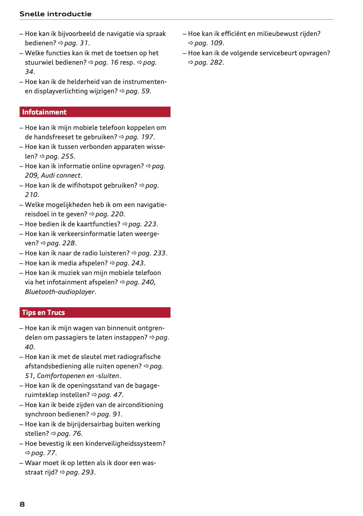 2021-2022 Audi Q3/RS Q3 Gebruikershandleiding | Nederlands
