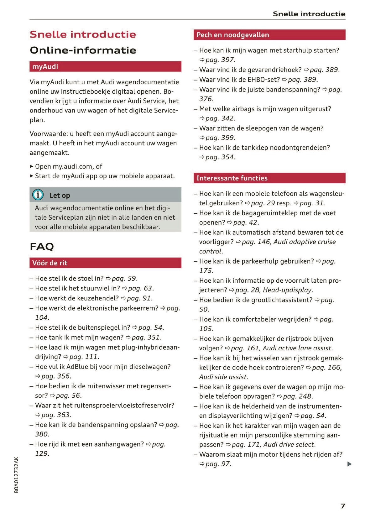 2020 Audi Q5 Gebruikershandleiding | Nederlands