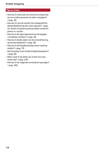 2025 Audi Q6 e-tron Owner's Manual | Dutch