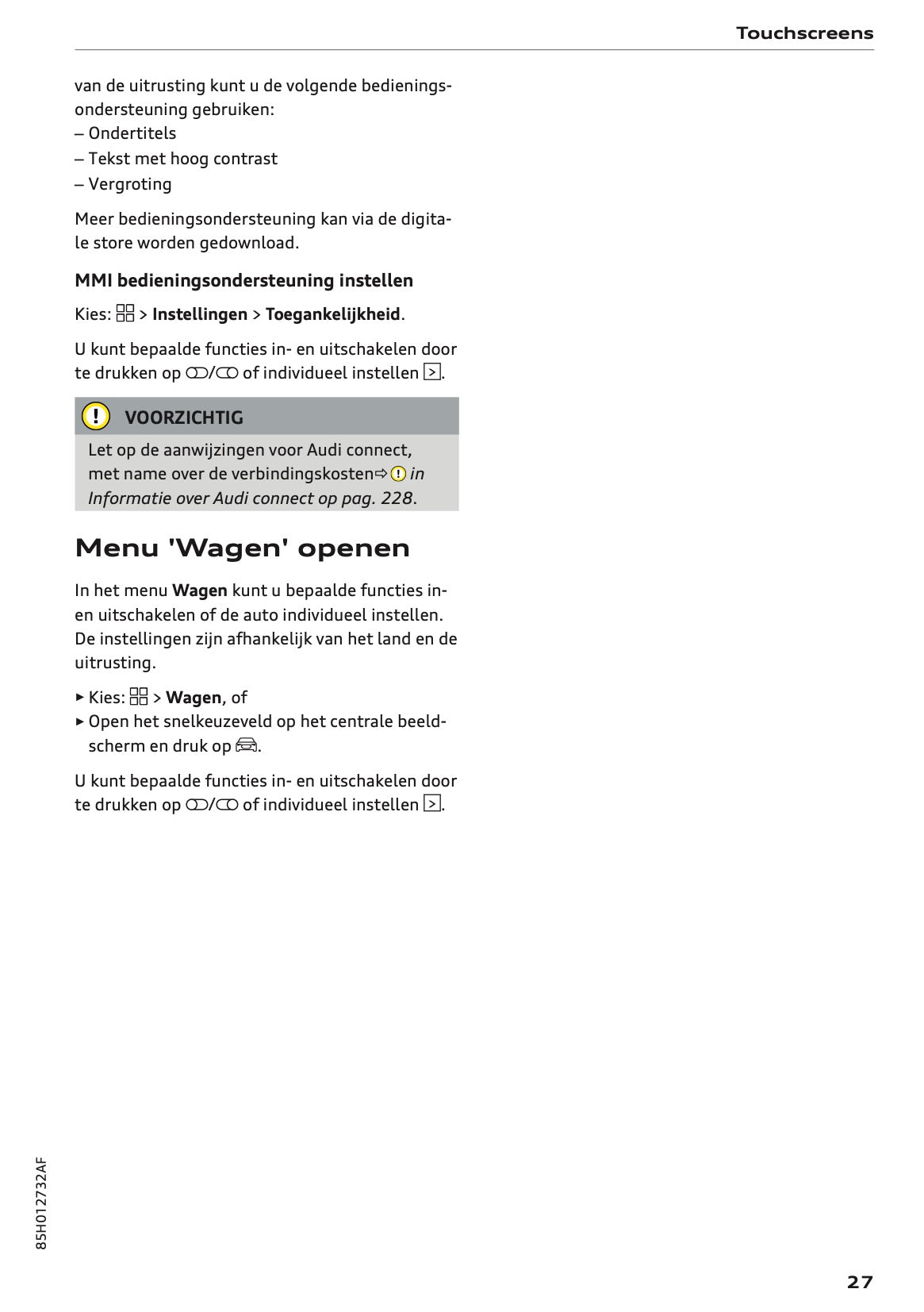 2025 Audi Q6 e-tron Owner's Manual | Dutch