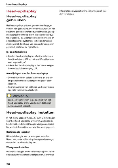 2025 Audi Q6 e-tron Owner's Manual | Dutch