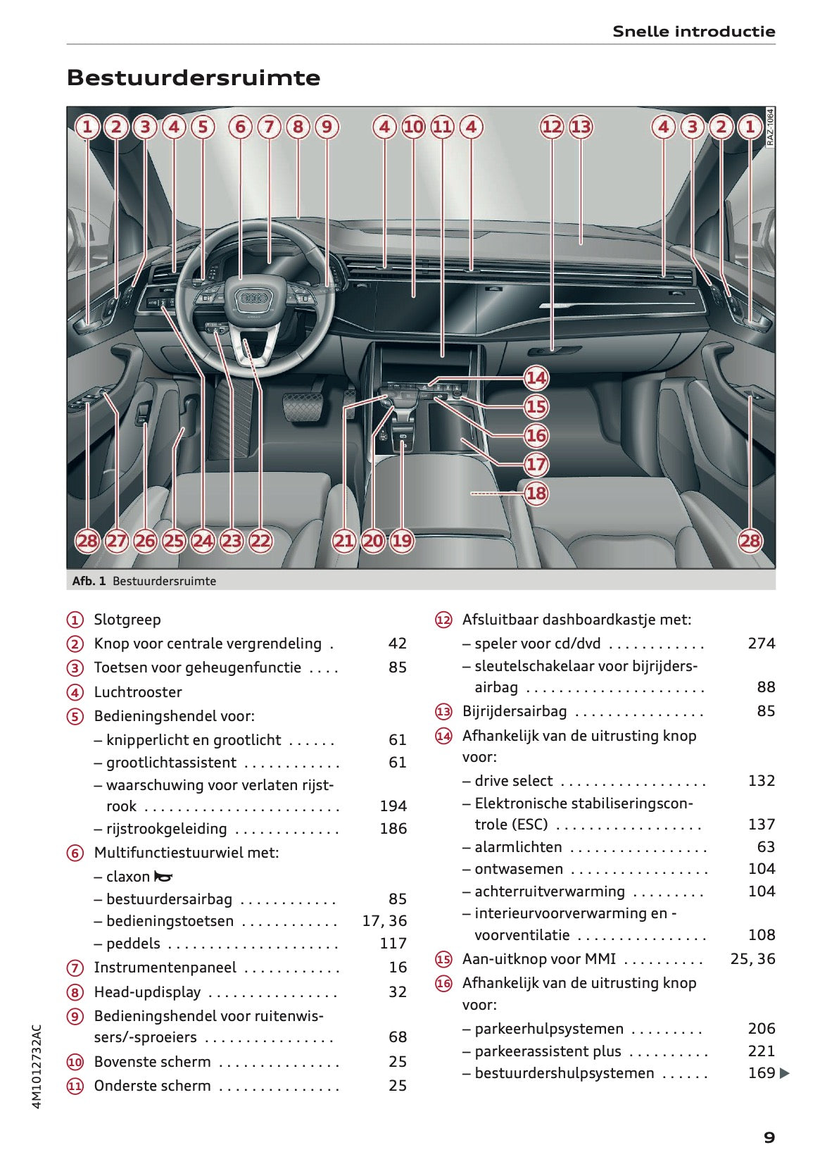 2020-2021 Audi Q7 Gebruikershandleiding | Nederlands