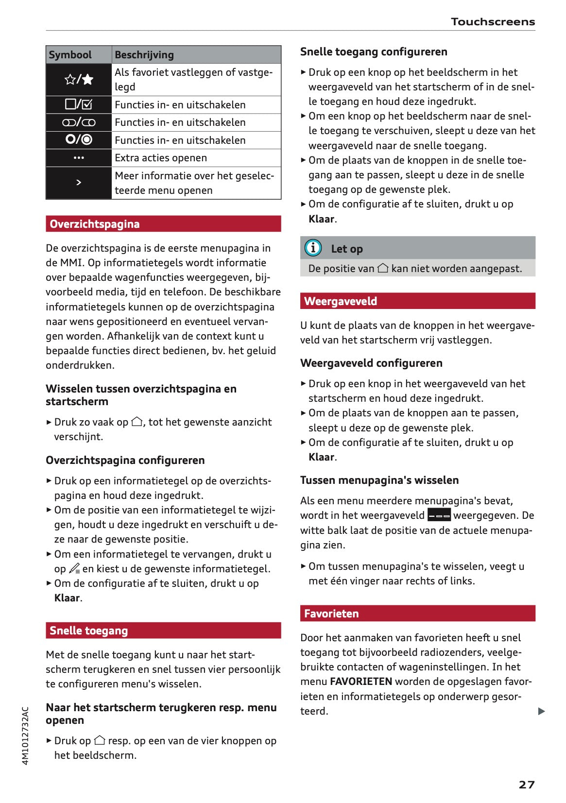 2020-2021 Audi Q7 Gebruikershandleiding | Nederlands