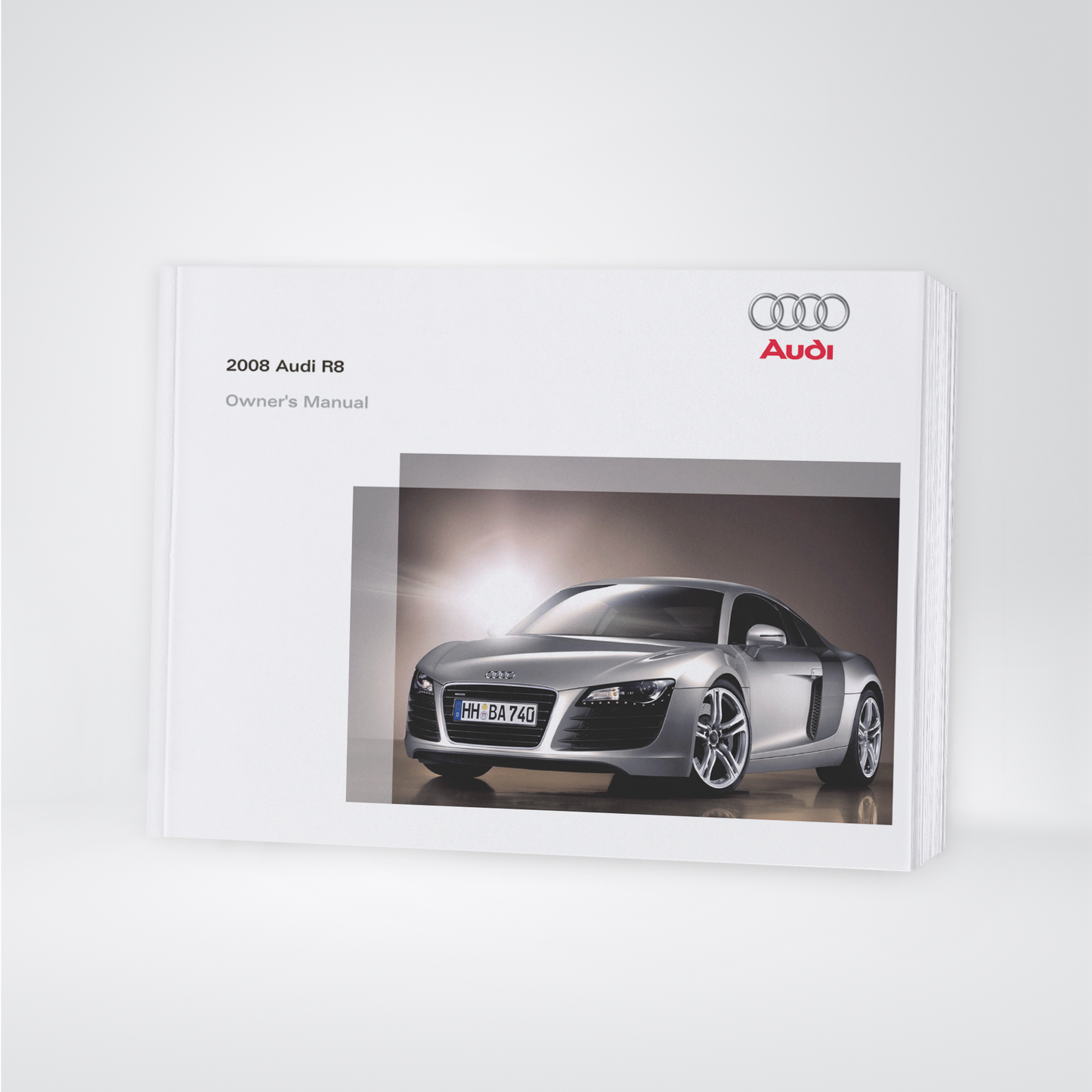 2008 Audi R8 Bedienungsanleitung | Englisch