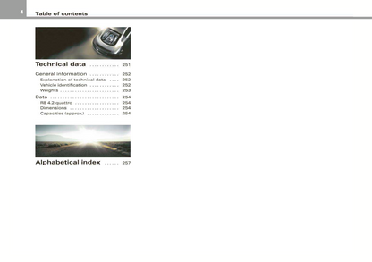 2008 Audi R8 Bedienungsanleitung | Englisch