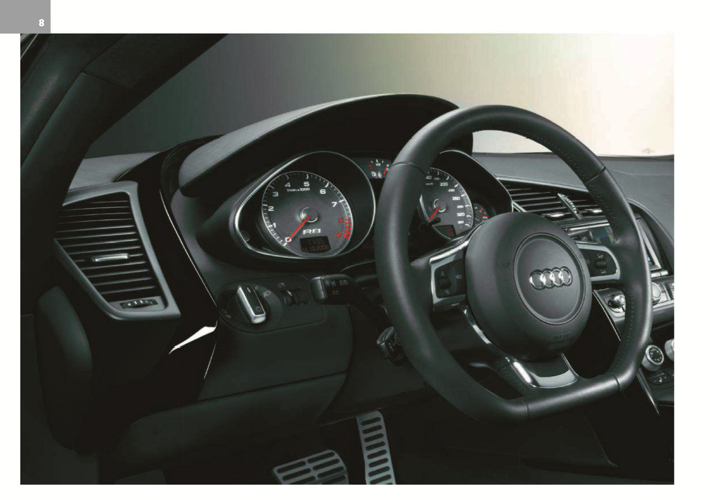 2008 Audi R8 Bedienungsanleitung | Englisch