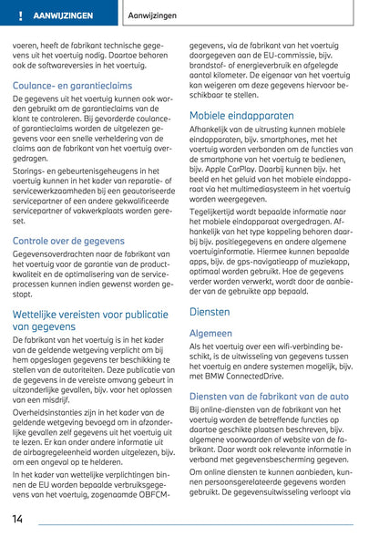 2024 BMW 1 Series Owner's Manual | Dutch