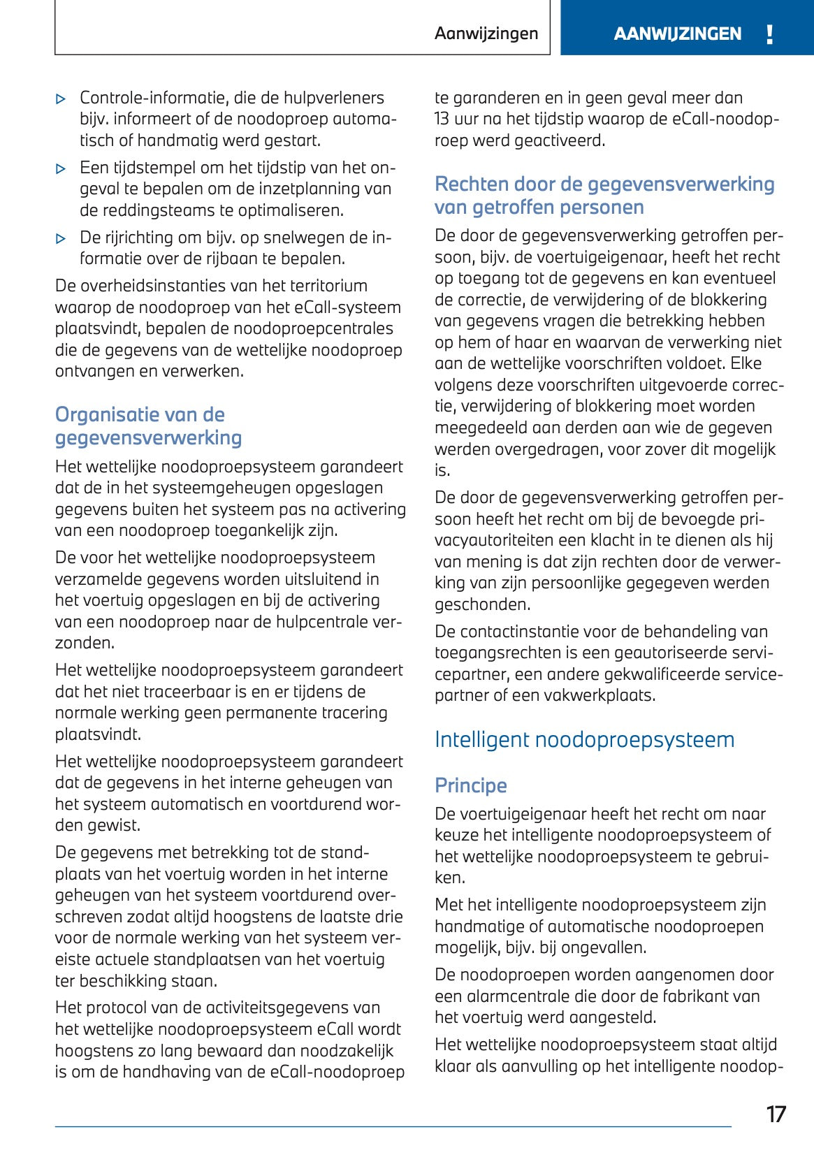 2024 BMW 1 Series Owner's Manual | Dutch