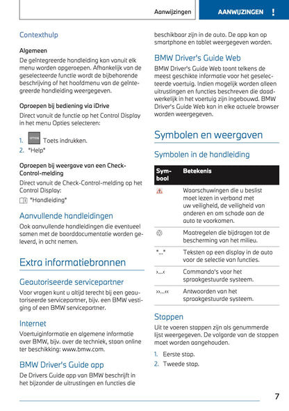 2024 BMW 1 Series Owner's Manual | Dutch