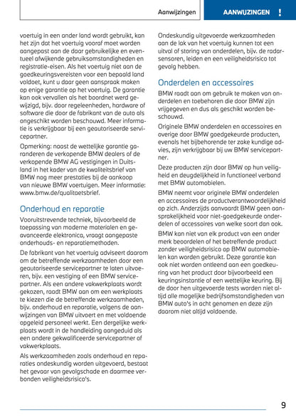 2024 BMW 1 Series Owner's Manual | Dutch