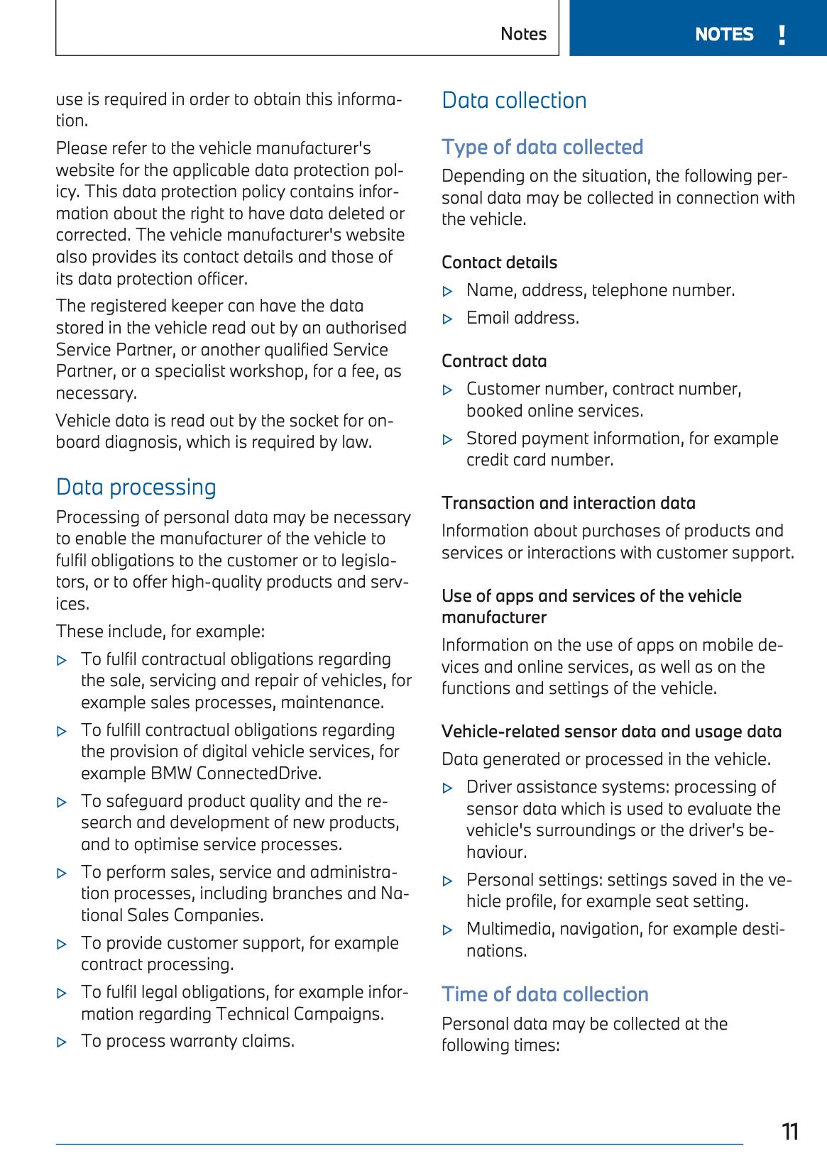 2023 BMW iX3 Owner's Manual | English