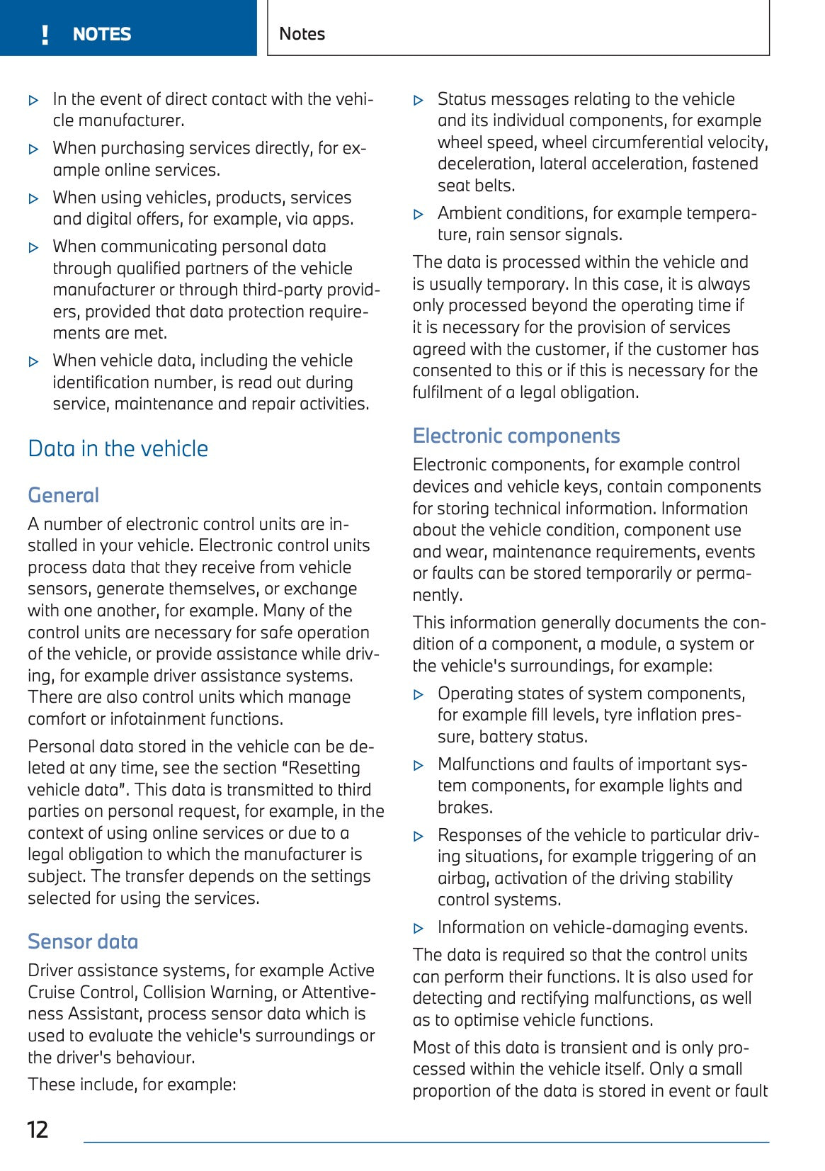 2023 BMW iX3 Owner's Manual | English