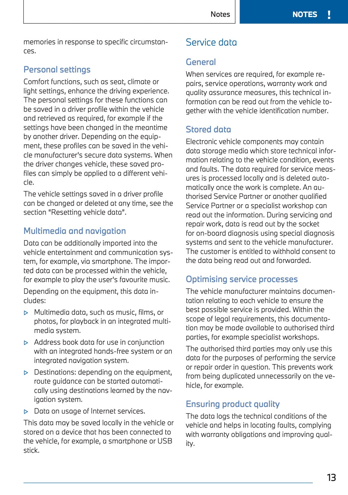2023 BMW iX3 Owner's Manual | English