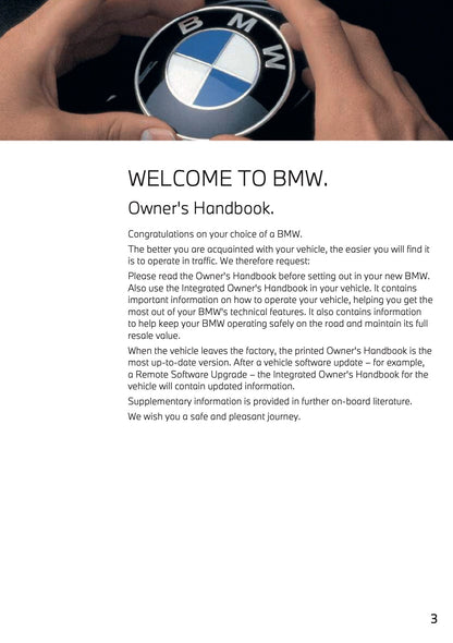 2023 BMW iX3 Owner's Manual | English
