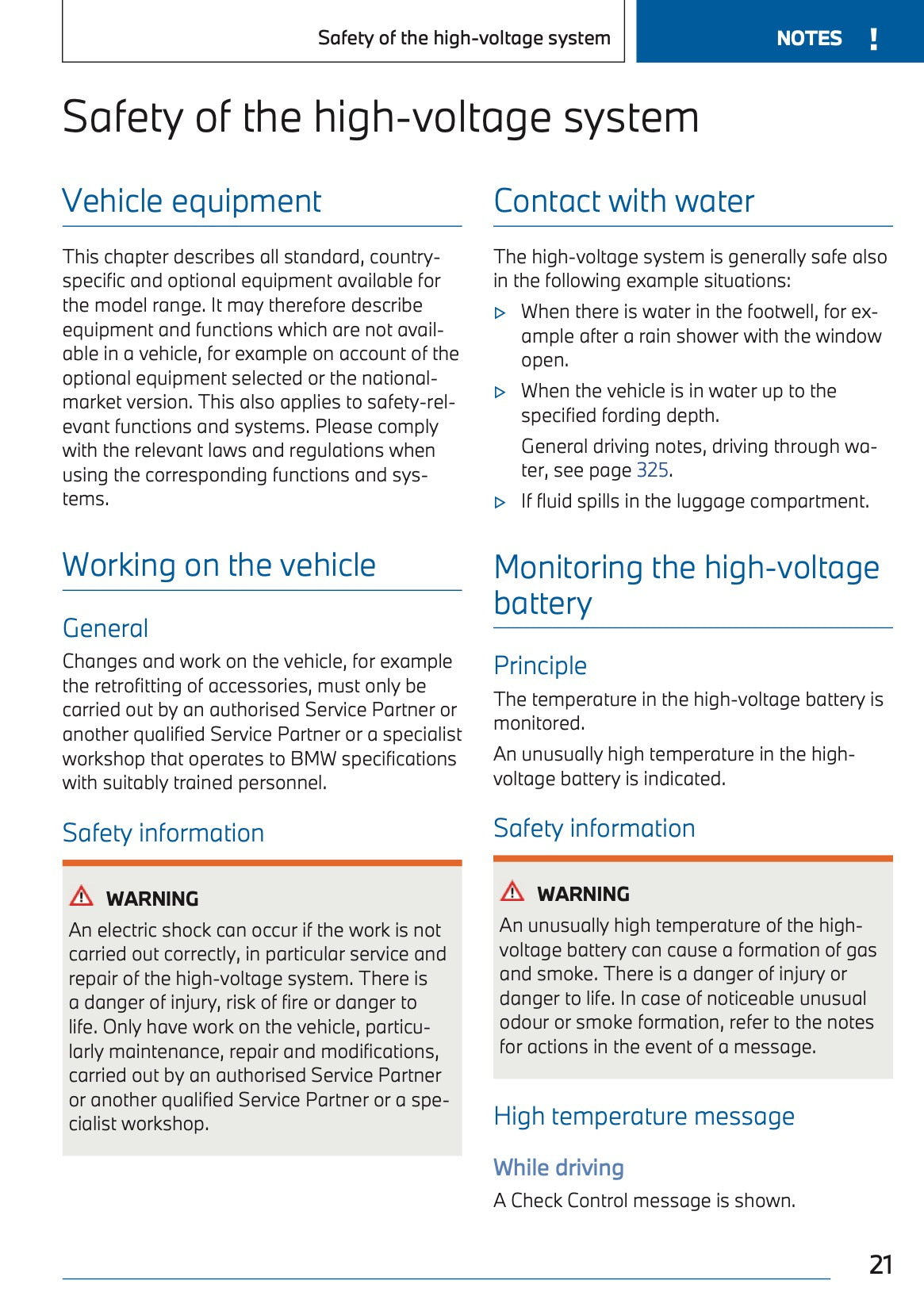 2023 BMW iX3 Owner's Manual | English