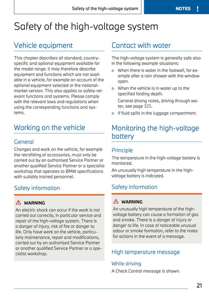 2023 BMW iX3 Owner's Manual | English