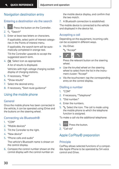2023 BMW iX3 Owner's Manual | English
