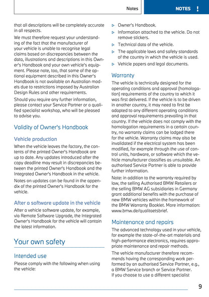 2023 BMW iX3 Owner's Manual | English
