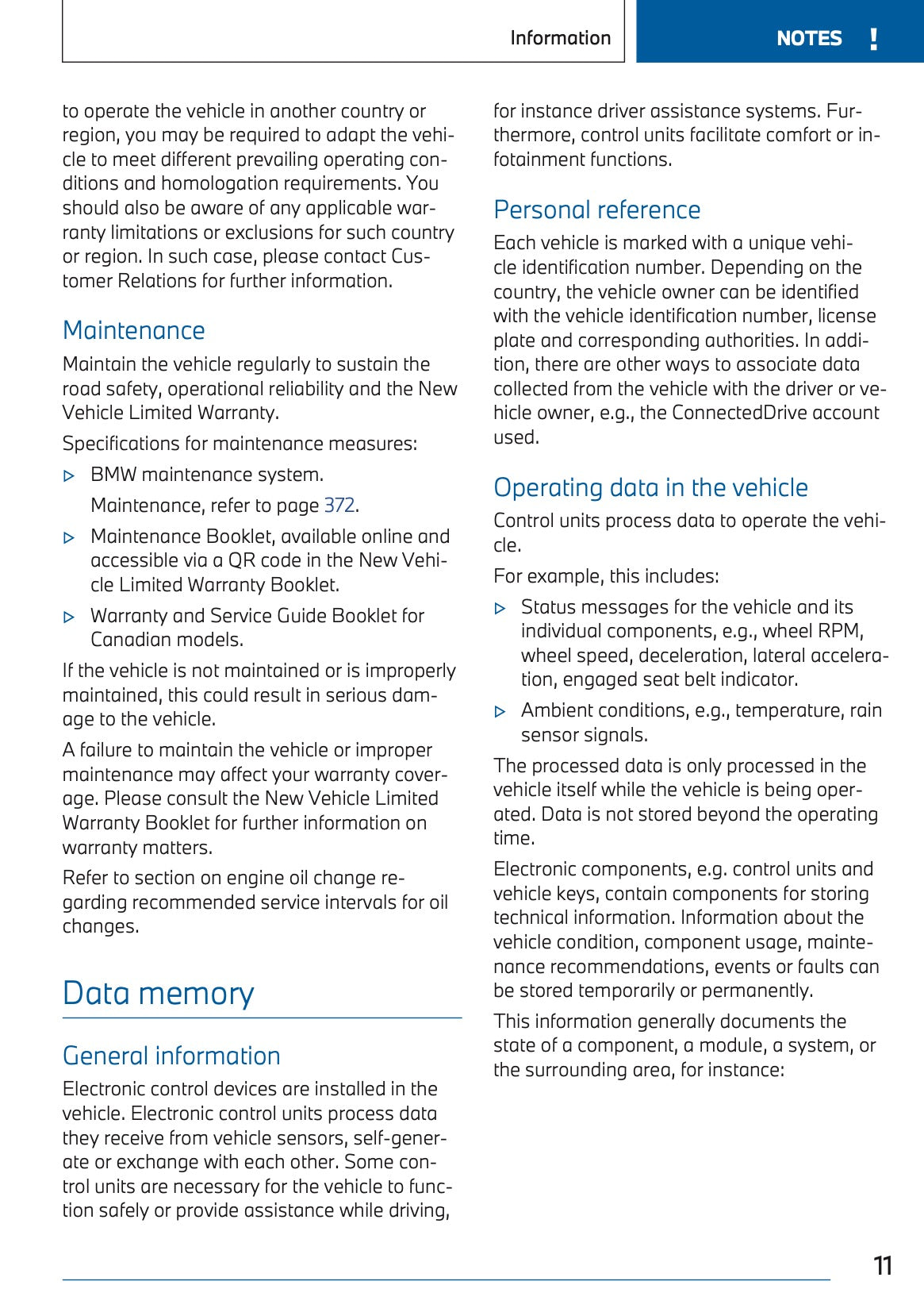 2025 BMW X1 Owner's Manual | English