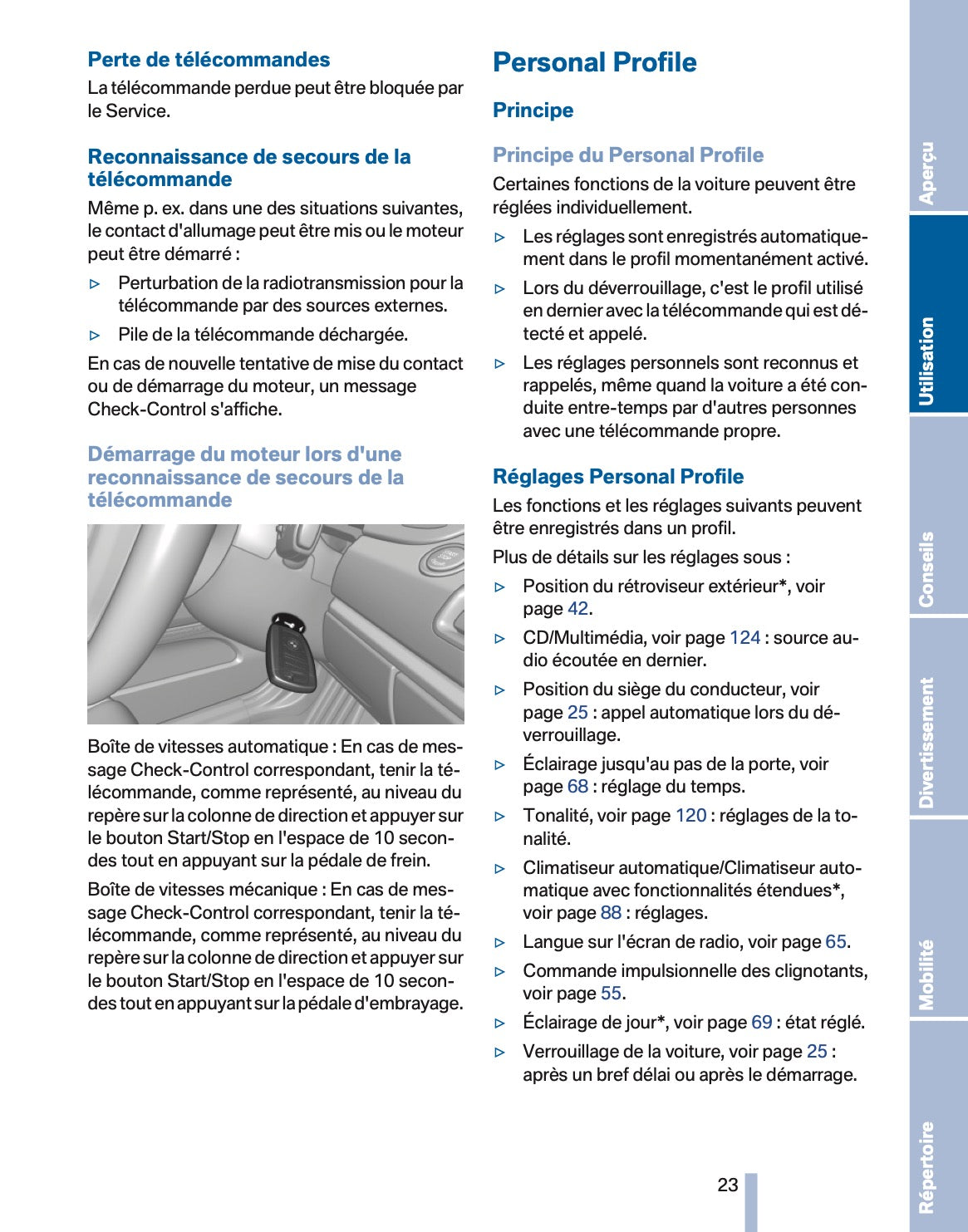 2011 BMW X3 Owner's Manual | French