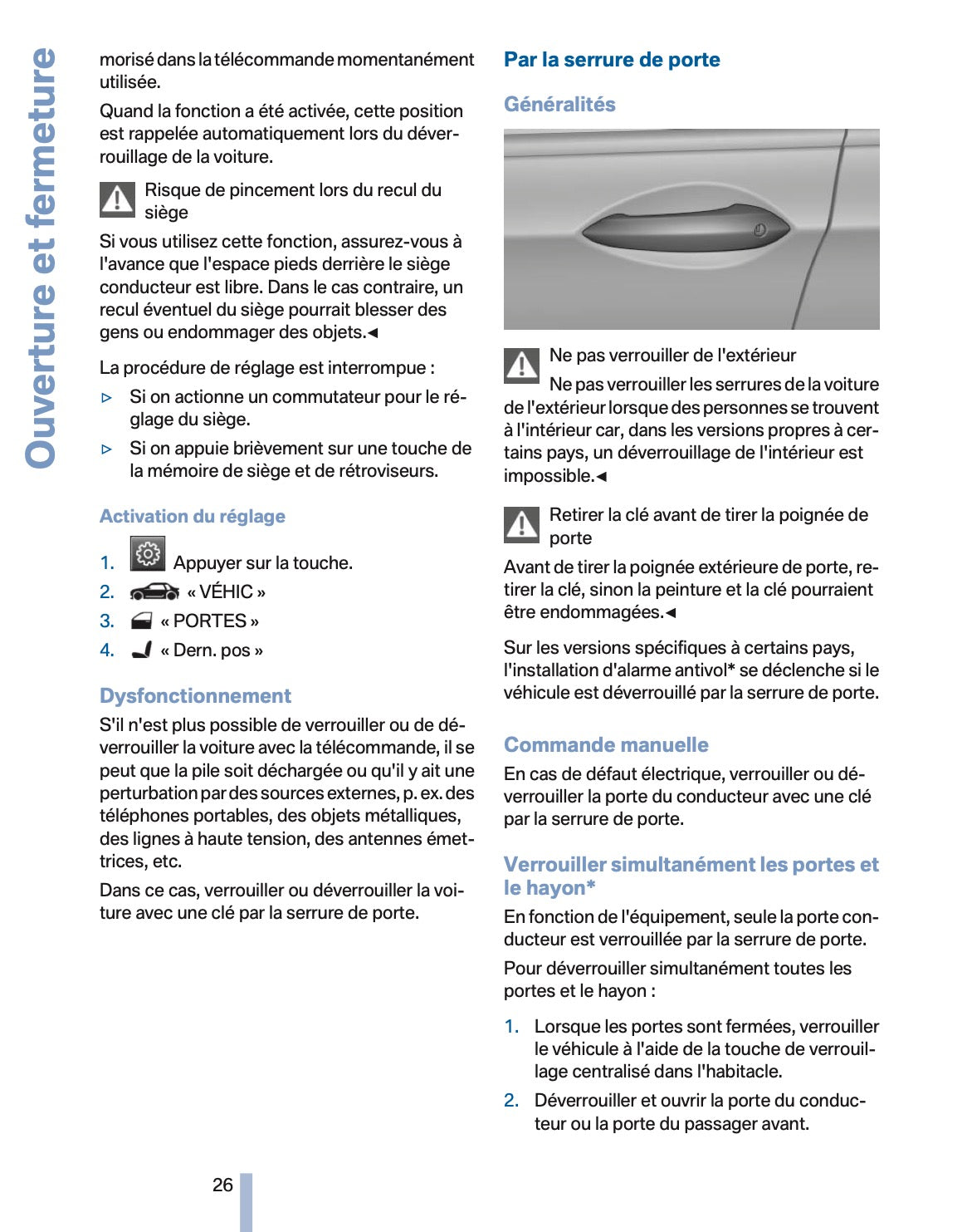 2011 BMW X3 Owner's Manual | French