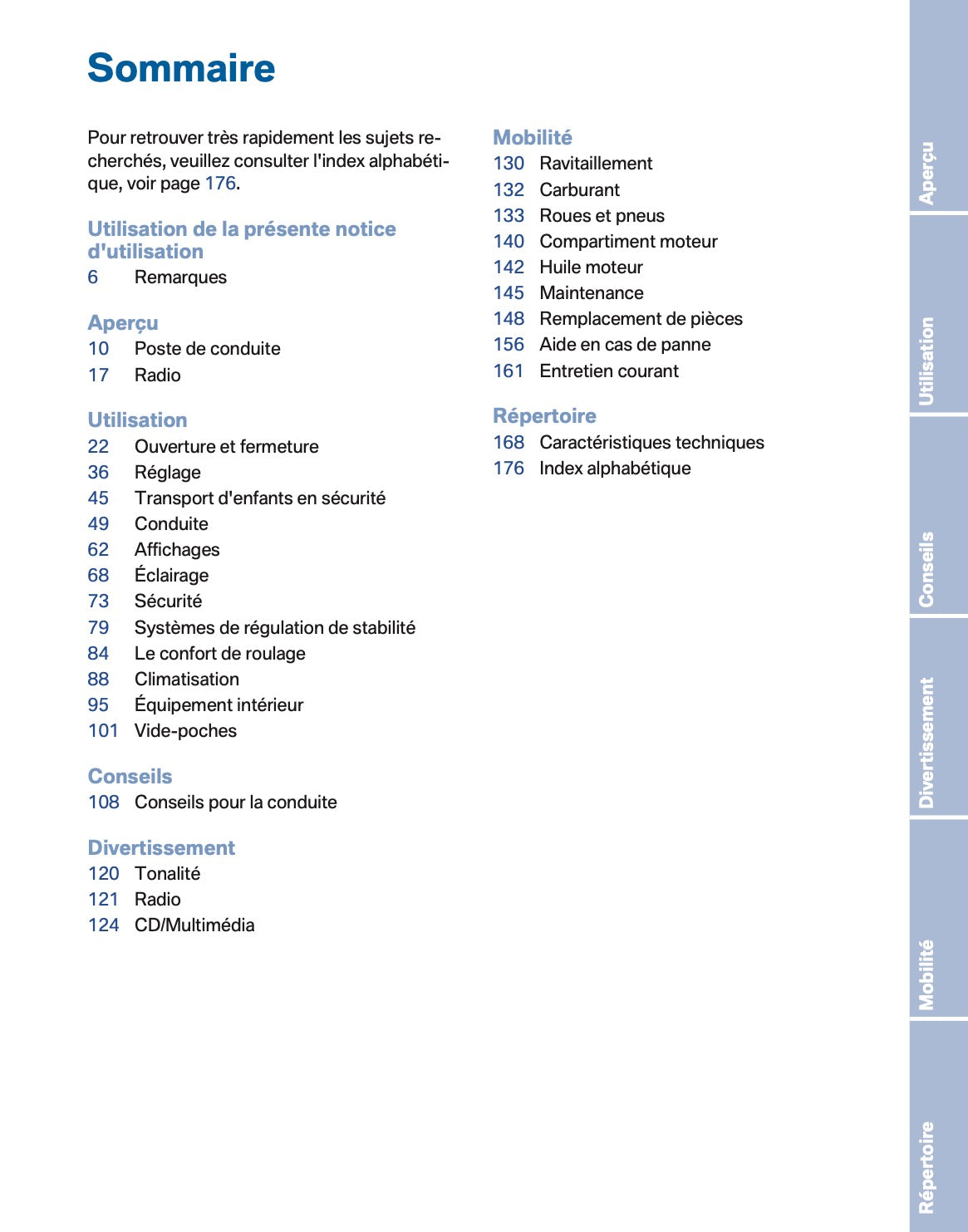 2011 BMW X3 Owner's Manual | French