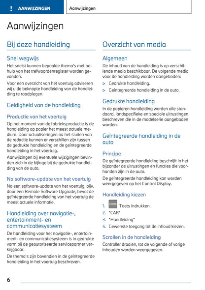 2023-2024 BMW X3 Plug-in-Hybrid Owner's Manual | Dutch