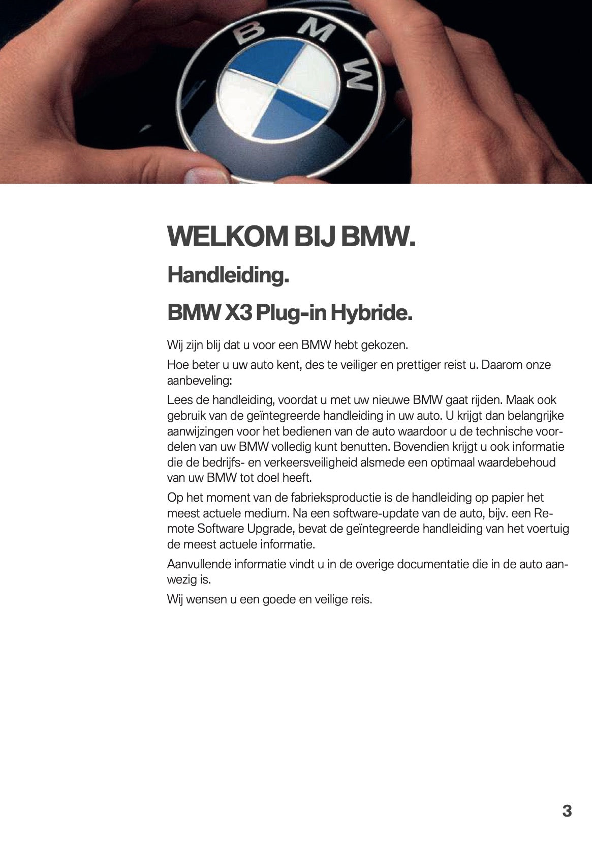 2020 BMW X3 Plug-in-Hybrid Gebruikershandleiding | Nederlands