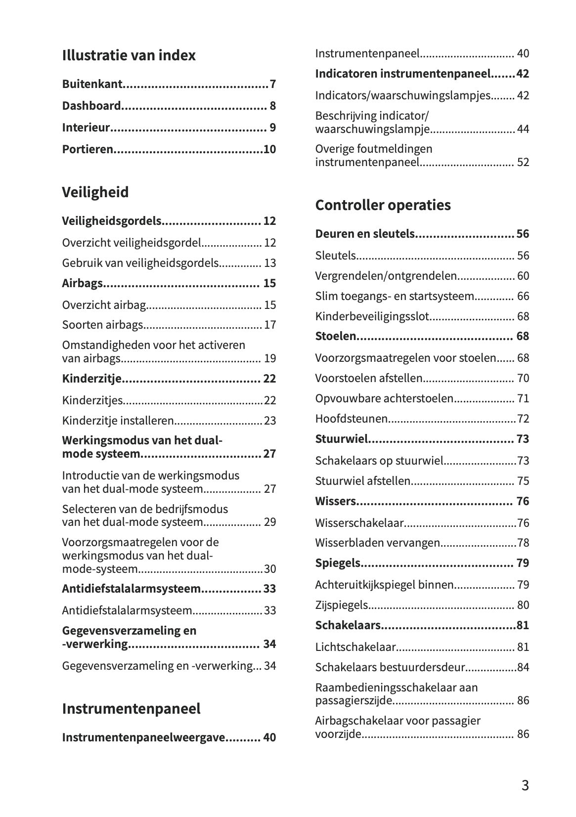 2026 BYD Dolphin G DM-i Owner's Manual | Dutch