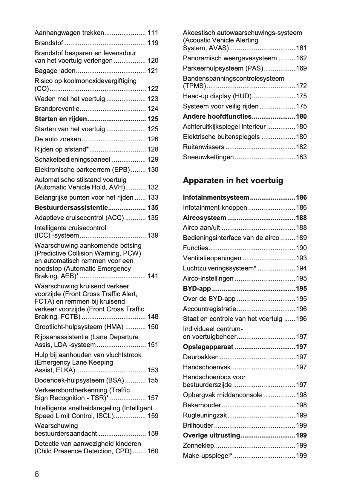 2024-2026 BYD SEAL U DM-i Owner's Manual | Dutch