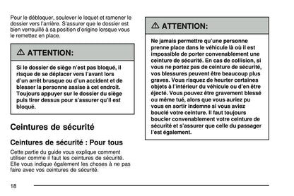 2007 Chevrolet Corvette Manuel du propriétaire | Français
