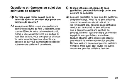 2007 Chevrolet Corvette Manuel du propriétaire | Français