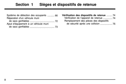 2007 Chevrolet Corvette Manuel du propriétaire | Français