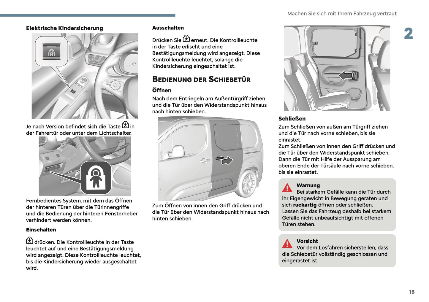 2025 Citroën Berlingo/Berlingo Van Owner's Manual | German