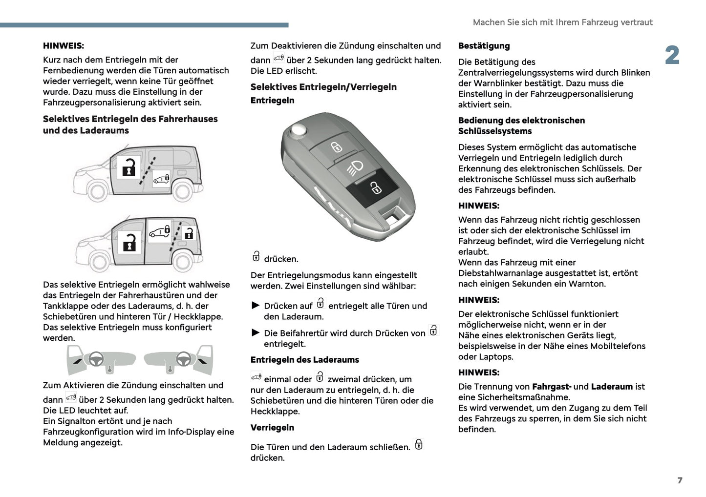 2025 Citroën Berlingo/Berlingo Van Owner's Manual | German