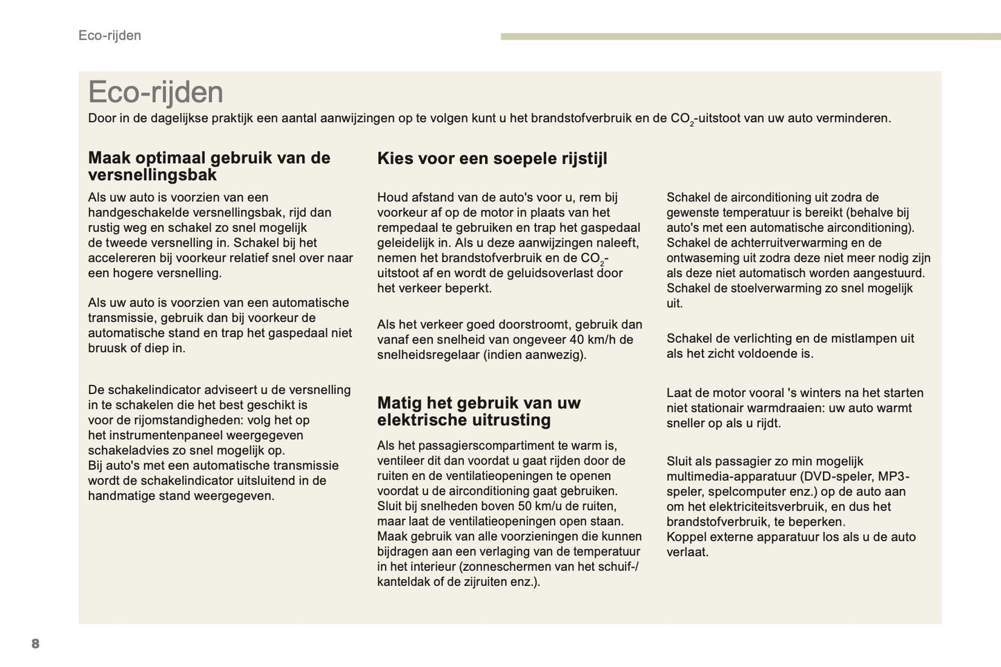 2018-2019 Citroën Berlingo Owner's Manual | Dutch