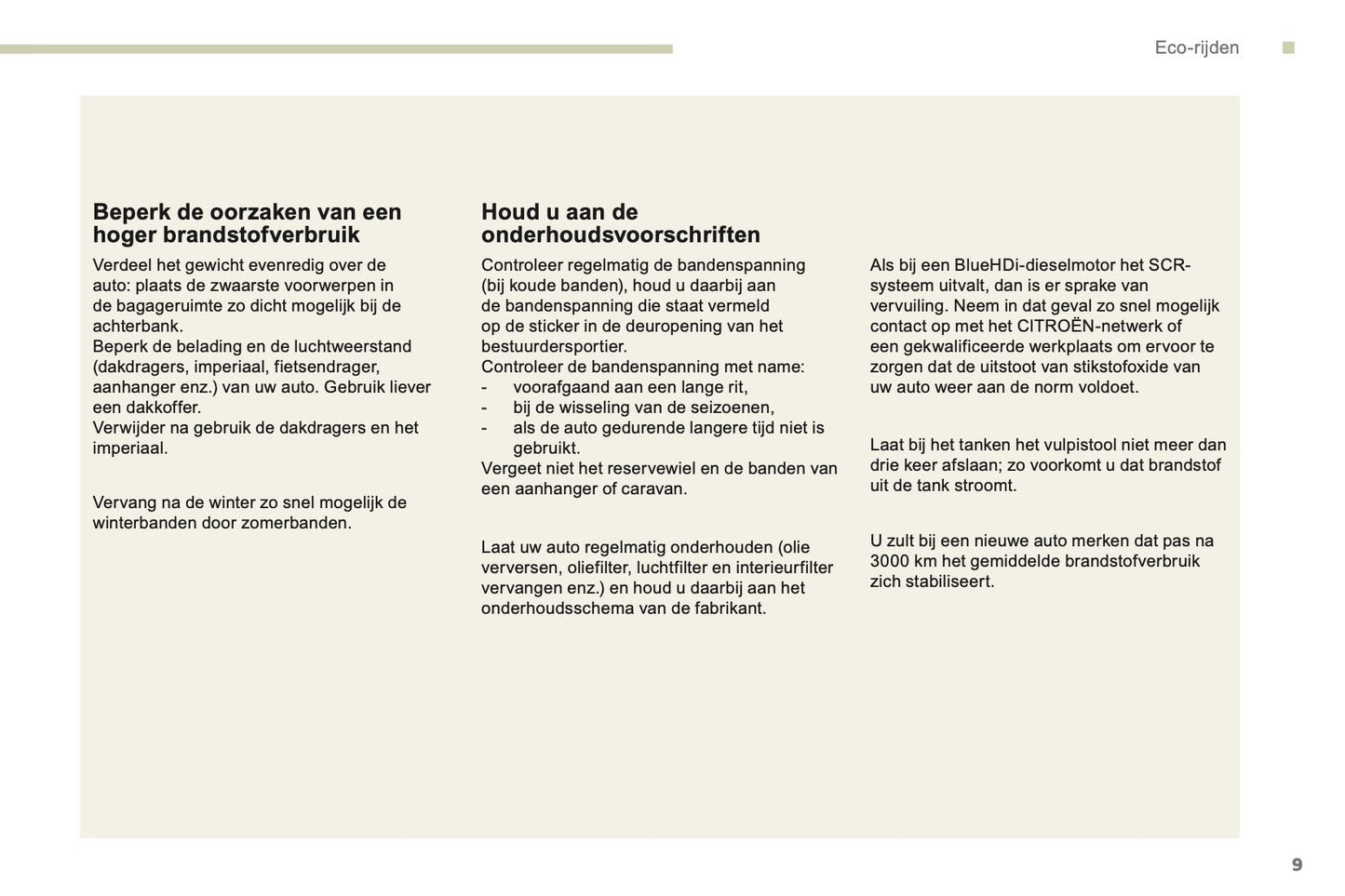 2018-2019 Citroën Berlingo Owner's Manual | Dutch