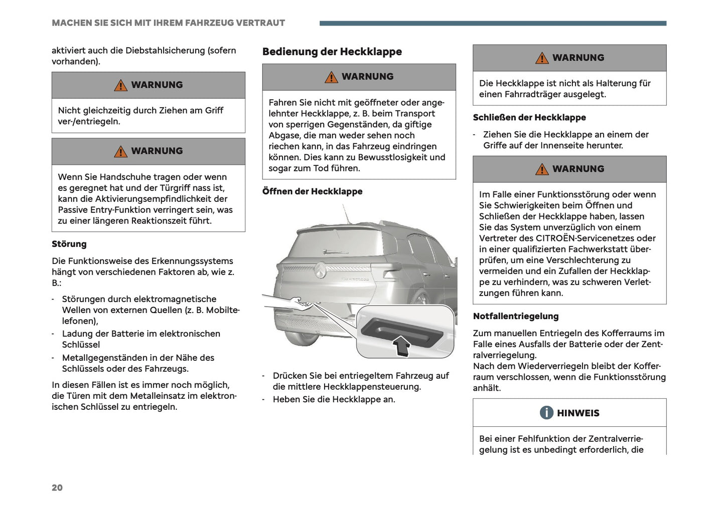 2026 Citroën C3 Aircross Bedienungsanleitung | Deutsch