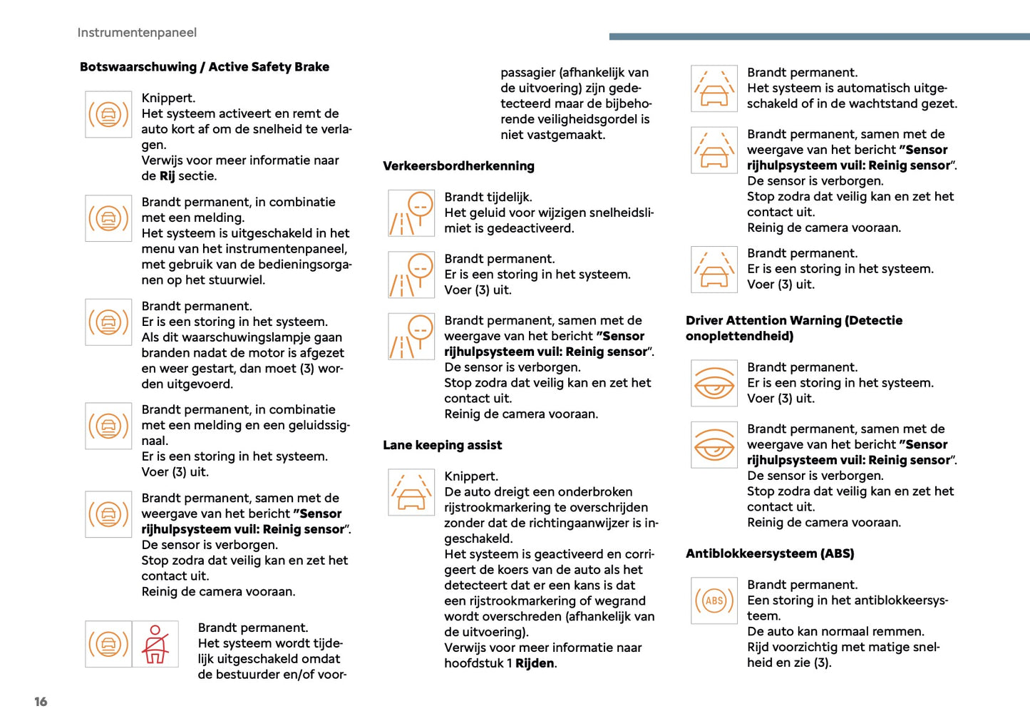 2025 Citroën C3 Aircross Owner's Manual | Dutch