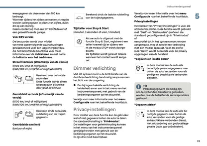 2025 Citroën C3 Aircross Owner's Manual | Dutch